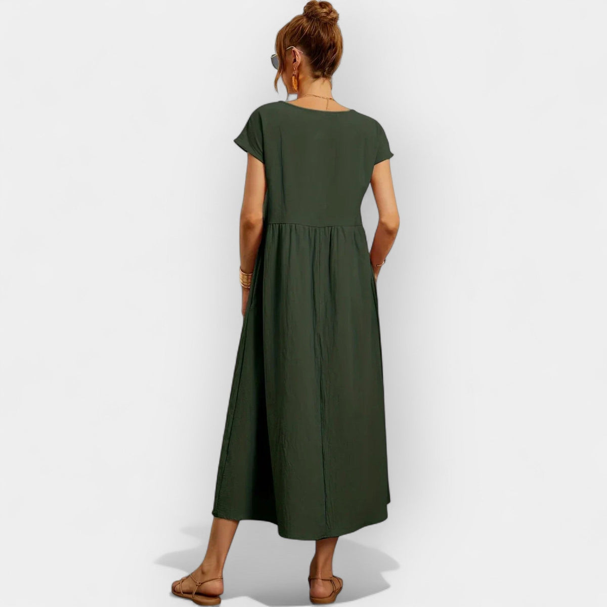 ABITO MIDI TASCHE CASUAL – IL COMFORT DI OGNI GIORNO