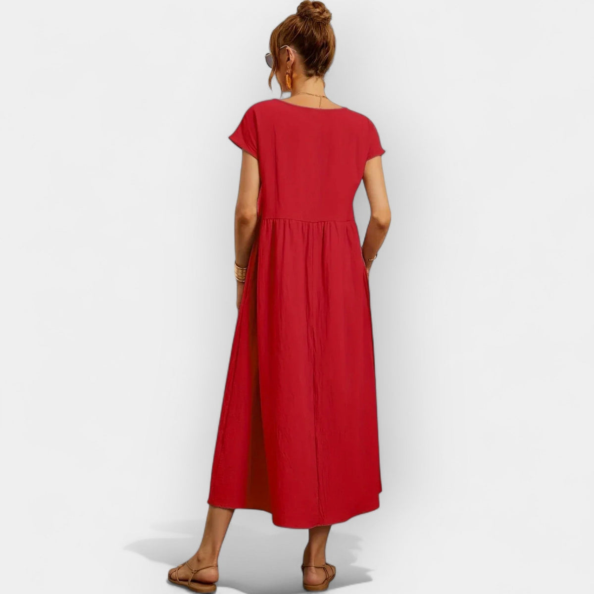 ABITO MIDI TASCHE CASUAL – IL COMFORT DI OGNI GIORNO
