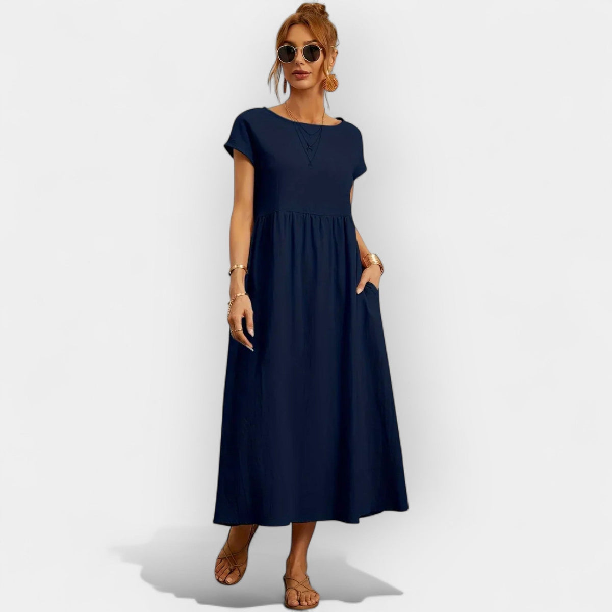 ABITO MIDI TASCHE CASUAL – IL COMFORT DI OGNI GIORNO