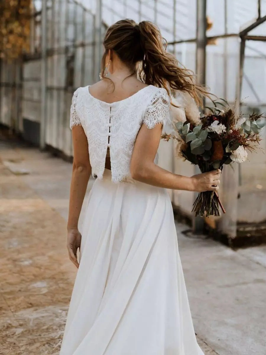 ABITO SPOSA DUE PEZZI PIZZO – IL ROMANTICISMO SENZA TEMPO