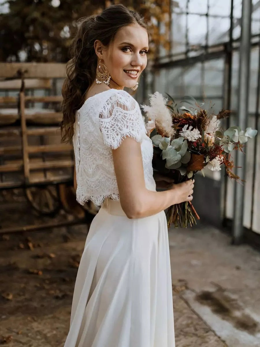 ABITO SPOSA DUE PEZZI PIZZO – IL ROMANTICISMO SENZA TEMPO