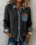 MAGLIA TRECCE DENIM – IL MIX URBANO CHE SORPRENDE