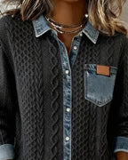 MAGLIA TRECCE DENIM – IL MIX URBANO CHE SORPRENDE