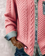 MAGLIA TRECCE DENIM – IL MIX URBANO CHE SORPRENDE