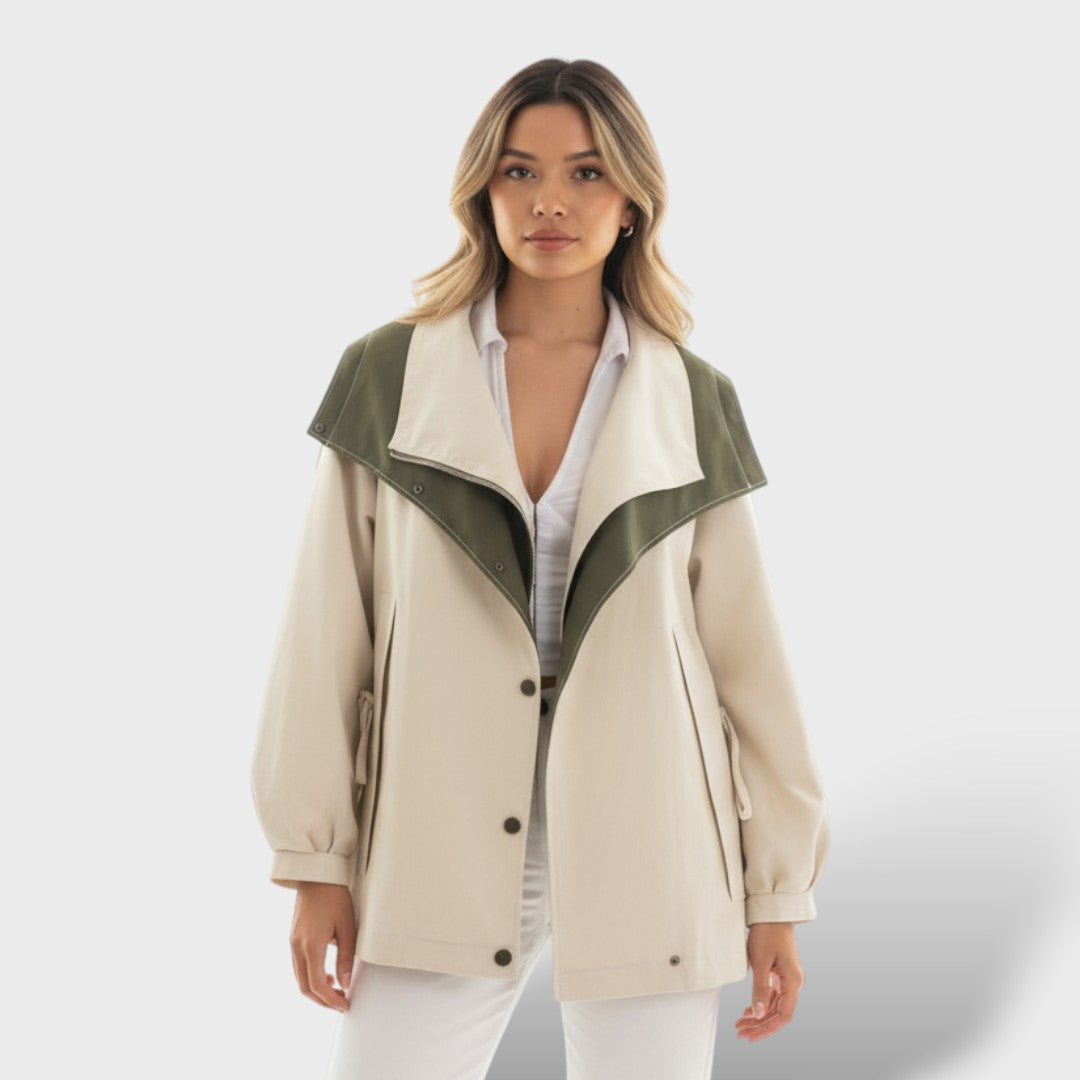 Giacca Impermeabile Elegante Donna