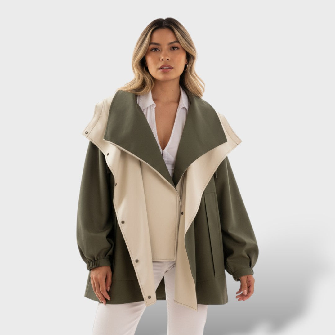Giacca Impermeabile Elegante Donna