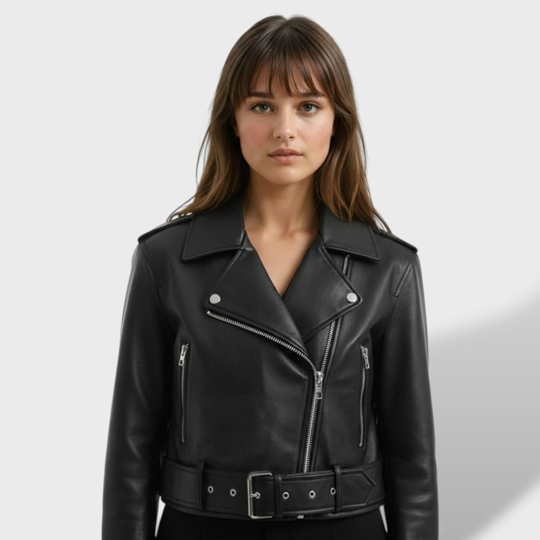 Giacca Biker Oversize Donna