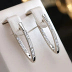 Orecchini sofisticati con pietre di zirconia