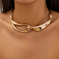 Collana in oro con texture audace