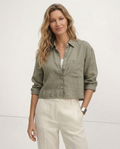CAMICIA LINO CROPPED – LO STILE OVERSIZE CHE NON TI ASPETTI