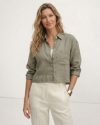 CAMICIA LINO CROPPED – LO STILE OVERSIZE CHE NON TI ASPETTI