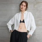 CAMICIA LINO CROPPED – LO STILE OVERSIZE CHE NON TI ASPETTI