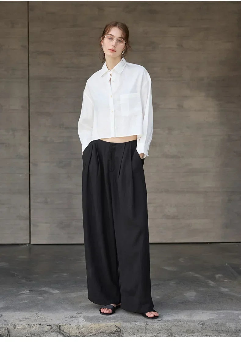 CAMICIA LINO CROPPED – LO STILE OVERSIZE CHE NON TI ASPETTI