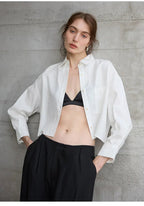 CAMICIA LINO CROPPED – LO STILE OVERSIZE CHE NON TI ASPETTI