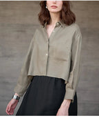 CAMICIA LINO CROPPED – LO STILE OVERSIZE CHE NON TI ASPETTI