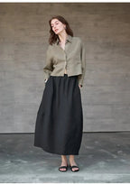 CAMICIA LINO CROPPED – LO STILE OVERSIZE CHE NON TI ASPETTI
