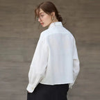 CAMICIA LINO CROPPED – LO STILE OVERSIZE CHE NON TI ASPETTI