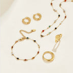 Collana minimalista con pietra