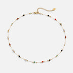 Collana minimalista con pietra