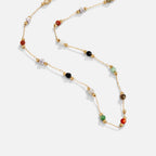 Collana minimalista con pietra