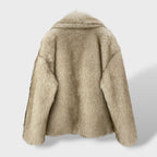 Cappotto Oversize in Pelo Sintetico Donna