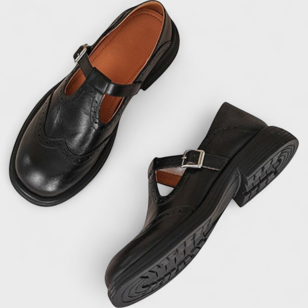 PORTO CERVO - Scarpe Mary Jane con cinturino a T, colore nero