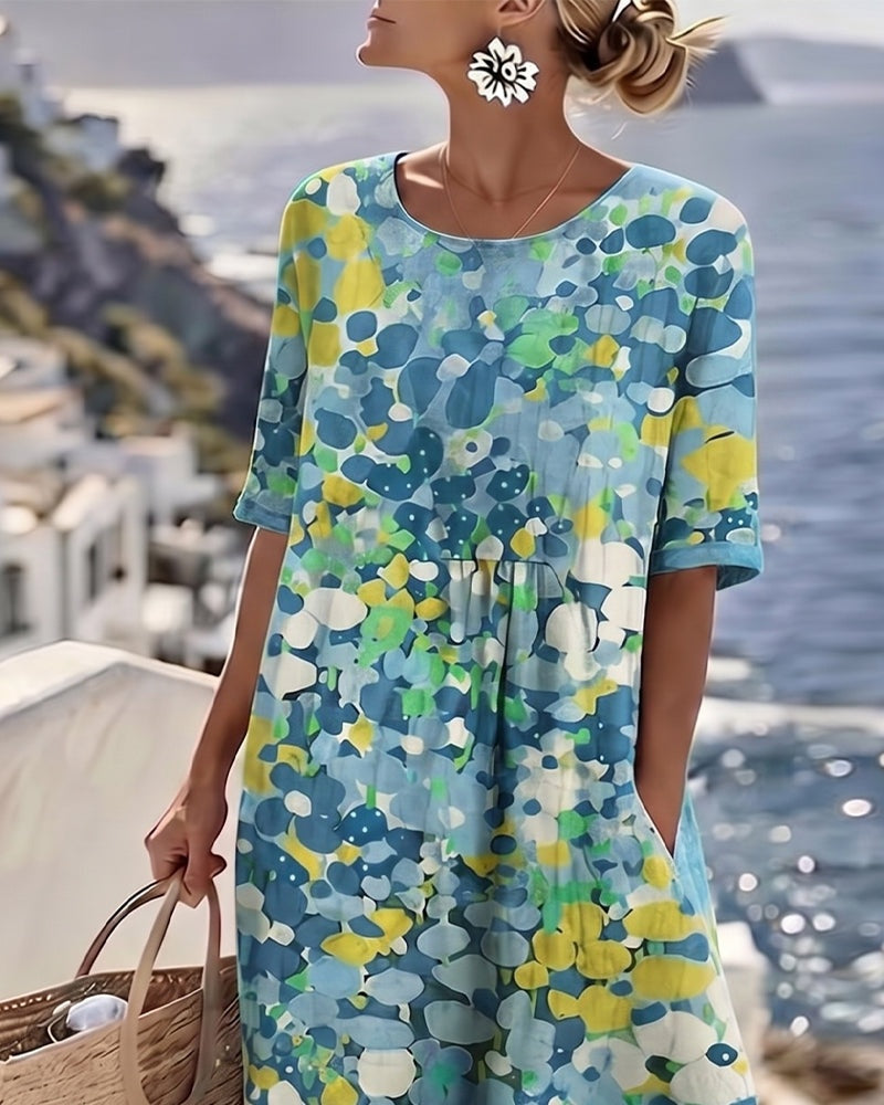 ABITO MIDI FLOREALE ESTATE – LA FRESCHEZZA CHE VESTE BENE