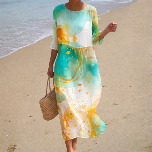 BRESCIA - ABITO LUNGO PATCHWORK – IL LOOK UNICO CHE FA LA DIFFERENZA