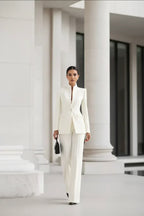 COMO - Completo Elegante con Blazer e Pantalone Palazzo Donna