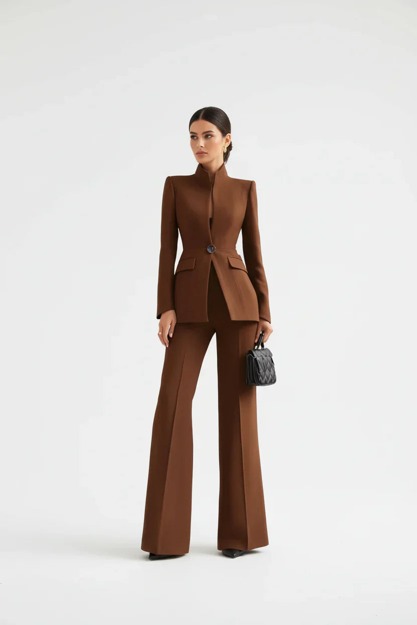 COMO - Completo Elegante con Blazer e Pantalone Palazzo Donna