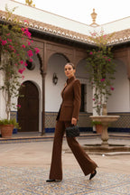 COMO - Completo Elegante con Blazer e Pantalone Palazzo Donna