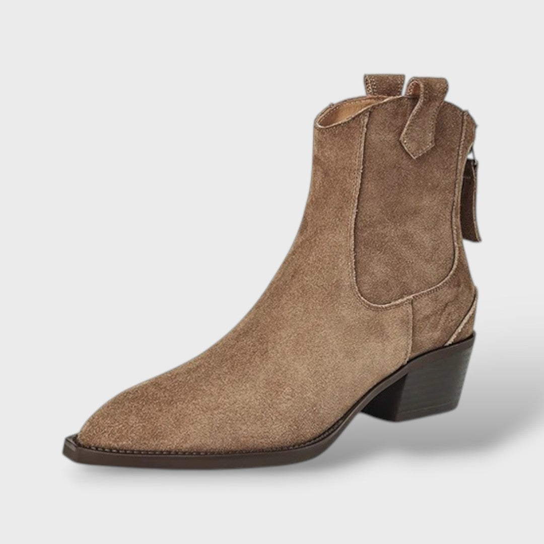 Stivaletti Chelsea in Camoscio Eleganti Donna