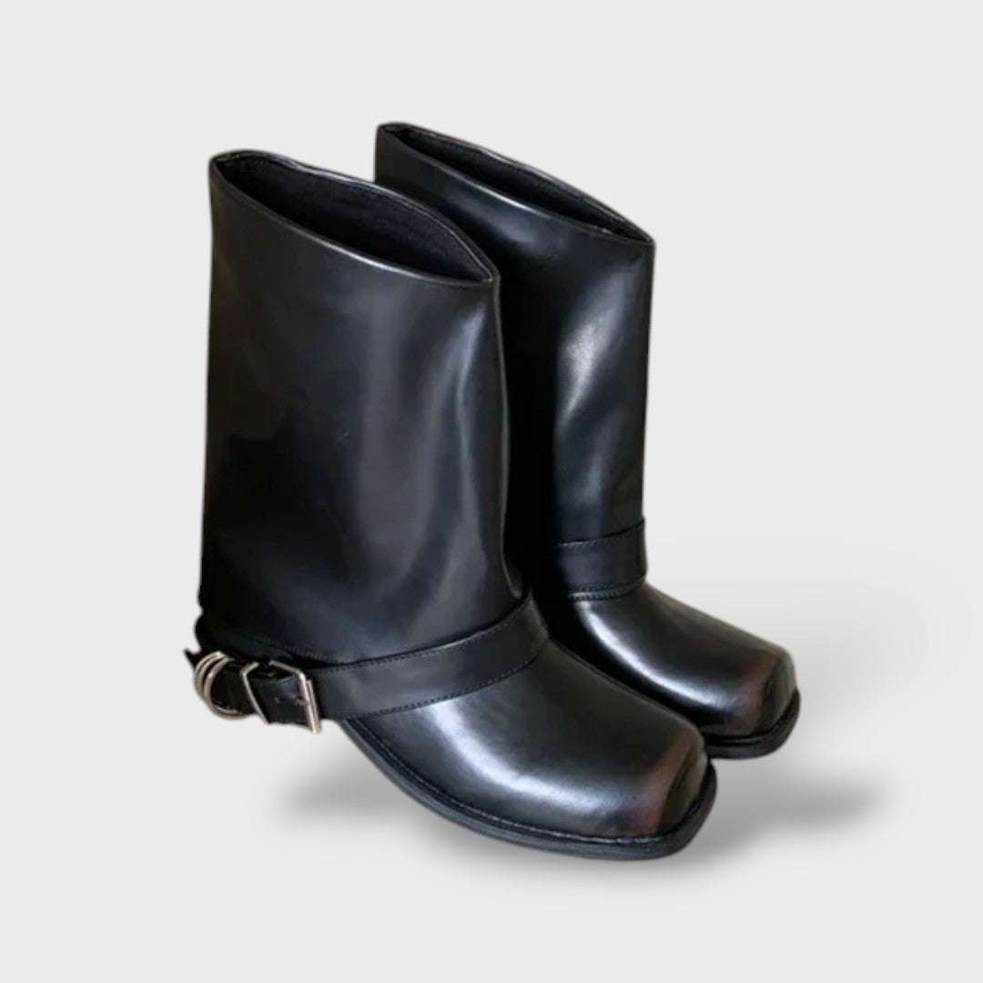 Stivaletti Cowboy Punta Quadrata Donna