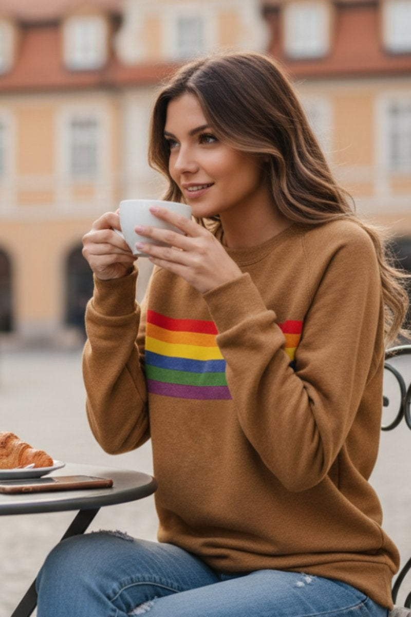 FELPA RETRÒ RIGHE – IL COMFORT CHE FA TENDENZA